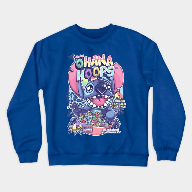 Ohana Hoops II Crewneck Sweatshirt by GillesBone